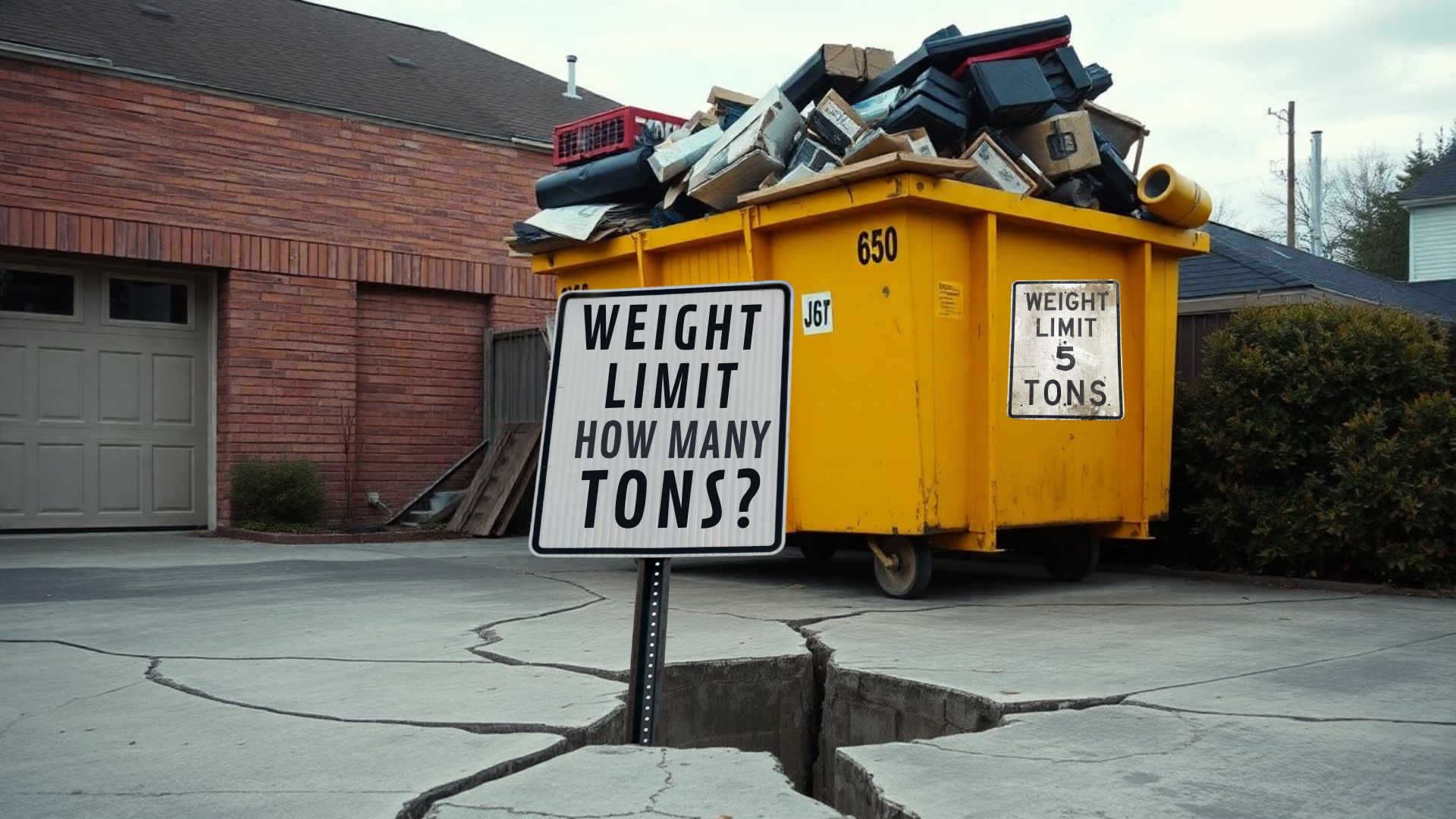 Dumpster weight limits