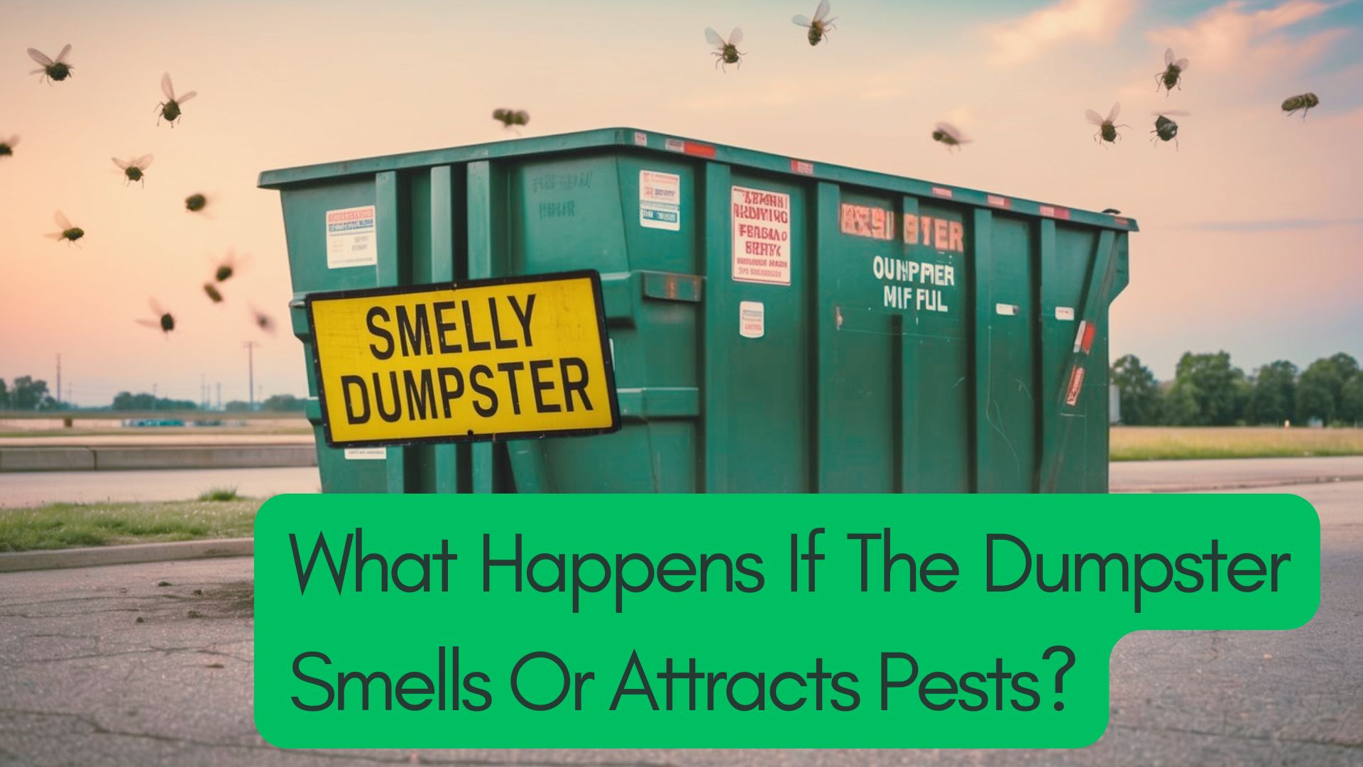 What Happens If The Dumpster Smells Or Attracts Pests