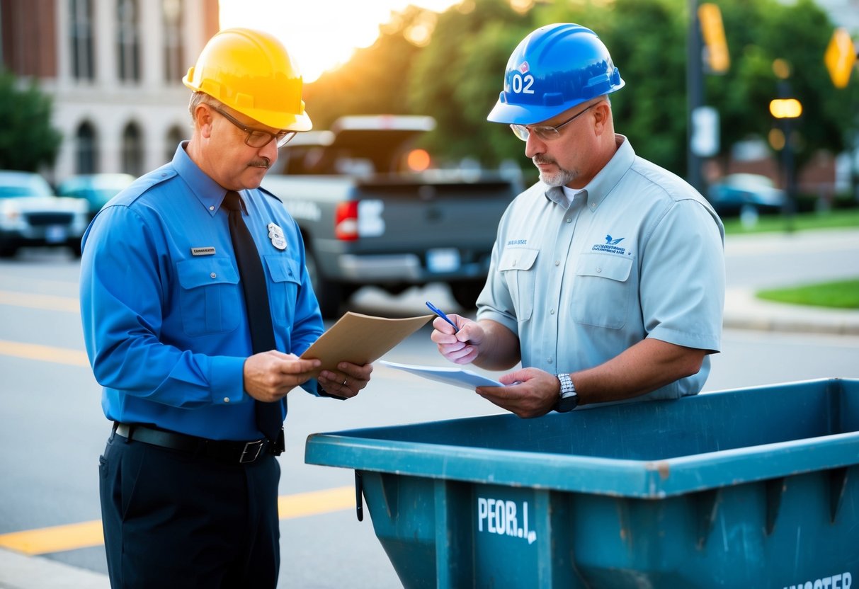 dumpster permit application