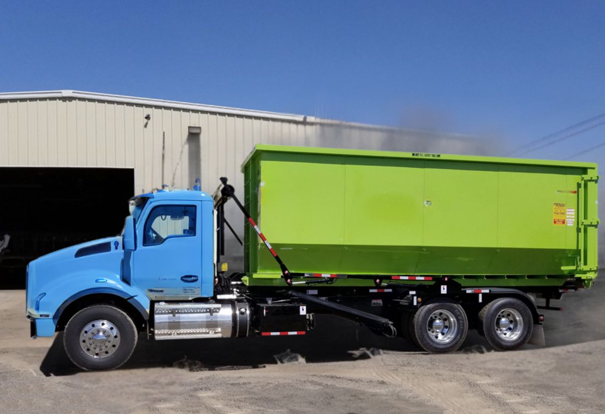 40 yard dumpster on truck