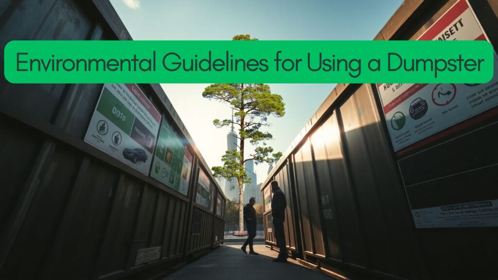 Environmental Guidelines for Using a Dumpster