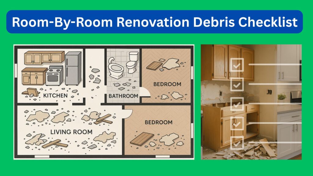 Room-By-Room Renovation Debris Checklist