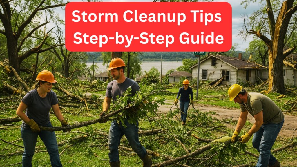 Storm Clean Up Tips