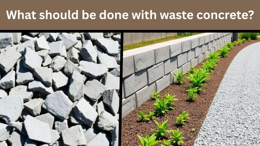 what to do with waste concrete