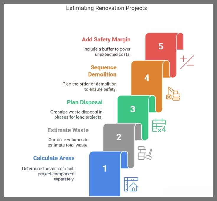 a systematic approach to estimating mixed project renovation debris amounts