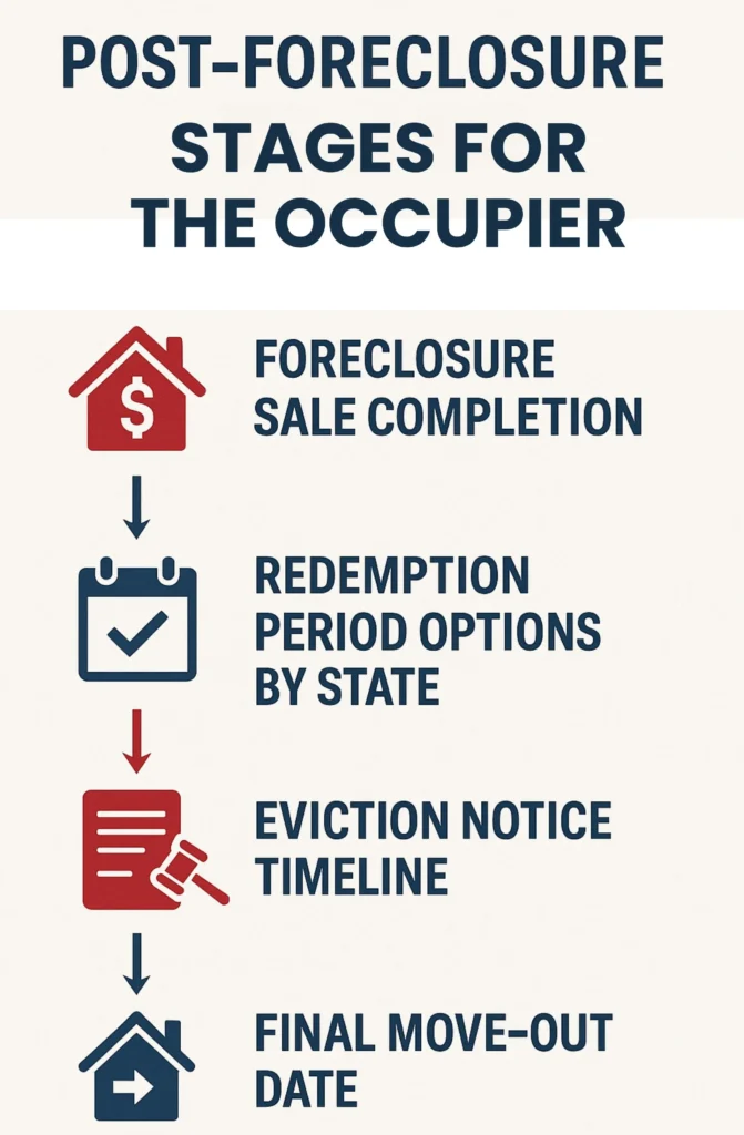 stages for occupiers to understand once official proceedings are in place to help explain for how long can you stay after foreclosure