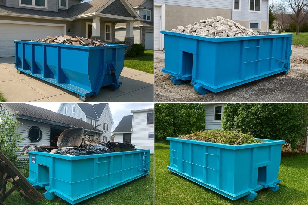 4 uses for a 10-yard roll-off dumpster